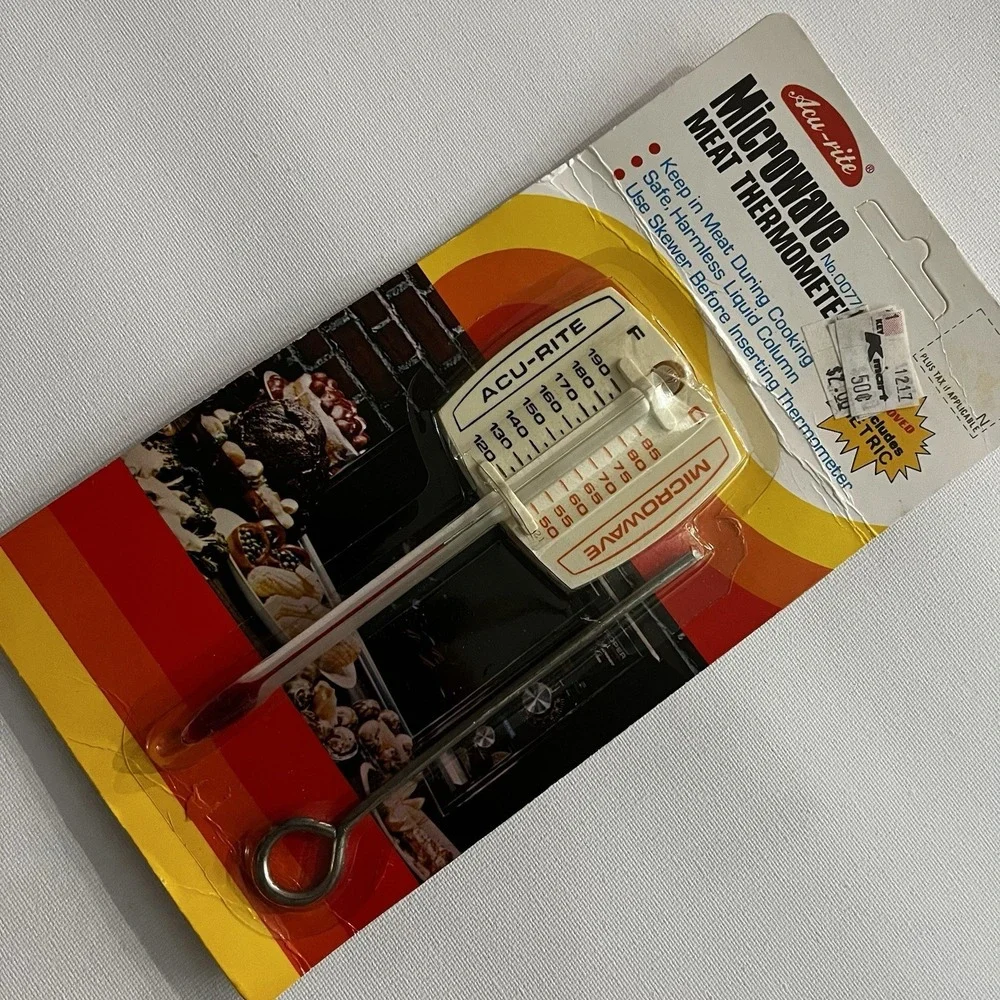 🇺🇸 Vintage Acu‑Rite Microwave Meat Thermometer #00770 NOS Dishwasher Safe‎